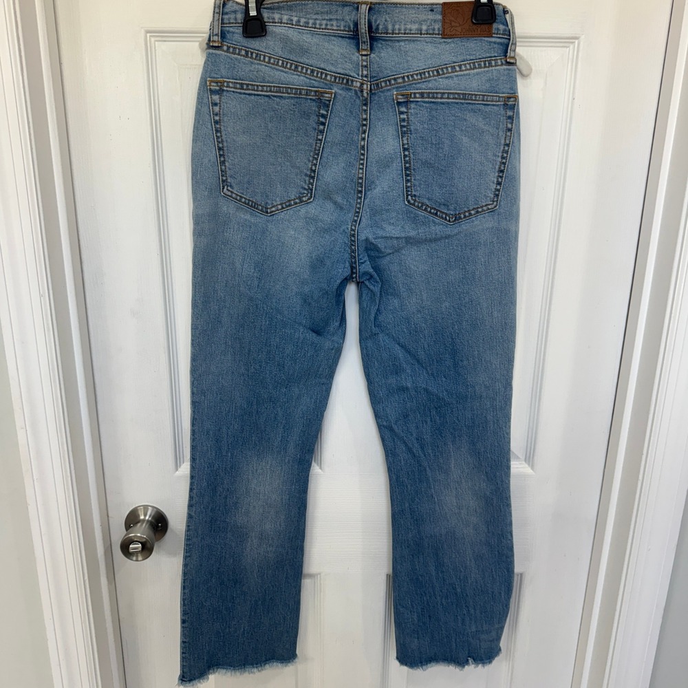 Johnny Was Jeans Women's Size 26 Bohemian Cropped Baby Boot Embroidered Floral - Picture 3 of 9